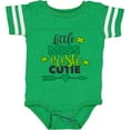 thumbnail image 3 of Inktastic Little Miss Irish Cutie with Shamrocks and Arrow Girls Baby Bodysuit, 3 of 5