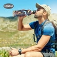 thumbnail image 6 of Yayeee 20oz Insulated Water Bottle Double Wall Stainless Steel with Flip Straw Lid, Zodiac Stars, 6 of 7