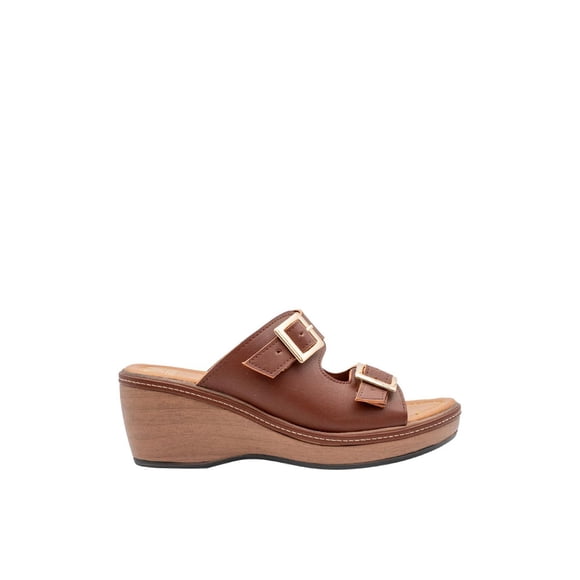 Sandalia Mujer Maxim Plataforma Casual cafe 25