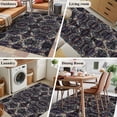 thumbnail image 5 of 2.7'x5' Area Rugs, Boho Black Blue Indoor Outdoor Area Rug for Living Room Bedroom, Modern Abstract Geometric Retro Washable Bathroom Rugs Kitchen Floor Carpet Mats Home Decor Aesthetic, 5 of 8