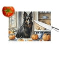thumbnail image 4 of Belgian Sheepdog Fall Kitchen Pumpkins Glass Cutting Board Large 12 in x 15 in, 4 of 5