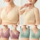 thumbnail image 3 of Sujetador de lactancia para mujer Cierre frontal Sin aros Bralettes yeacher 3X-L, 3 of 7