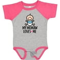 thumbnail image 3 of Inktastic My Memaw Loves Me Baby Boy Boys Baby Bodysuit, 3 of 5
