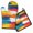 Colorful and Grey, variant on Colorful and Grey Abstract Art Artwork Kitchen Oven Mitt and Pot Holder Sets 2 Pcs for Baking, Cooking and Grilling, Heat Resistant Up To 392 °F