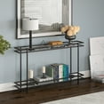 thumbnail image 2 of Evelyn&Zoe Robillard 52" Wide Rectangular Console Table, Blackened Bronze, 2 of 7
