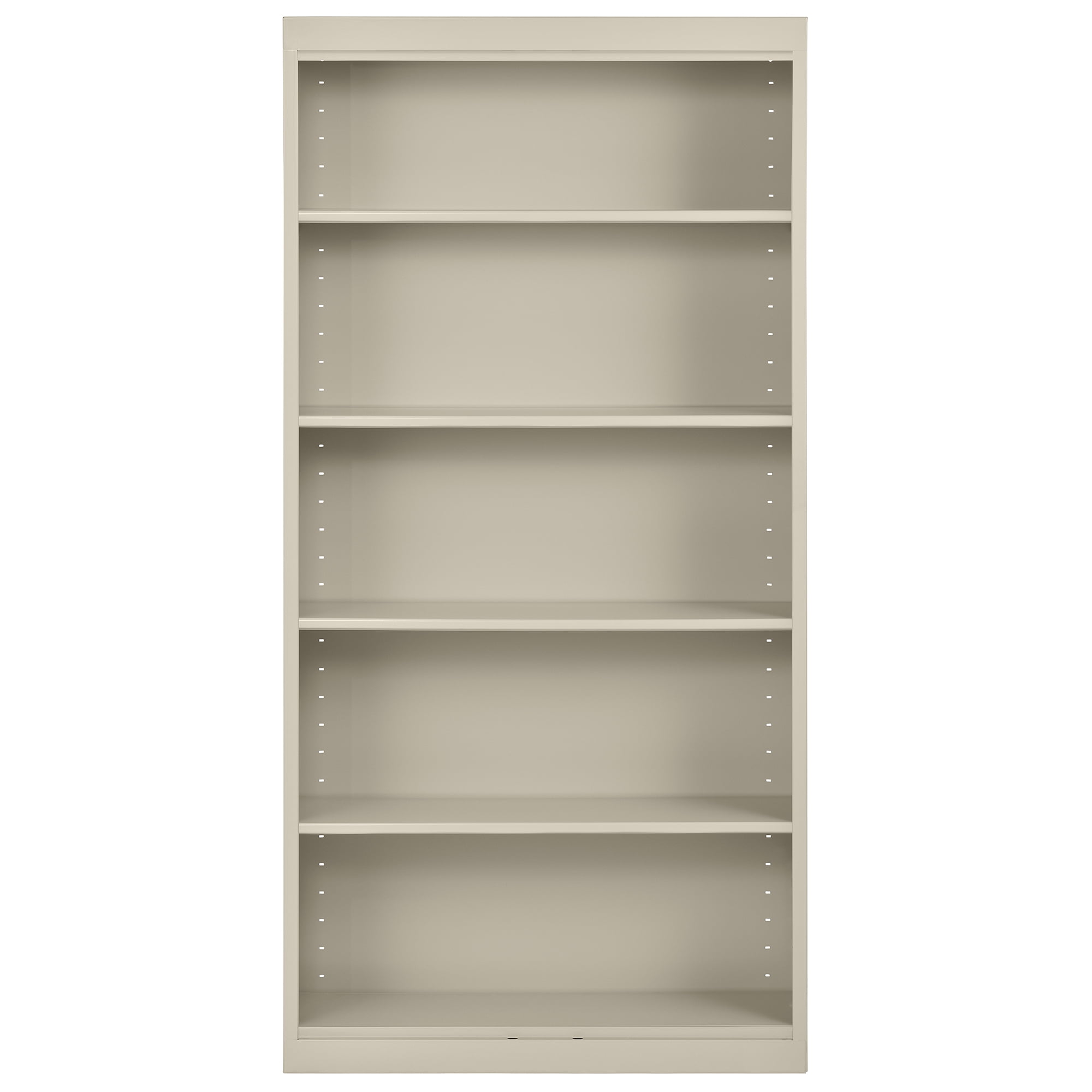 Sandusky Welded Steel Freestanding Bookcase Storage Cabinet, Putty