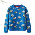 thumbnail image 3 of Sudaderas con capucha y bordado de dinosaurios para niños de 2 a 7 años, ropa para niños, suéteres de manga larga, tops de otoño y primavera, 3 of 5