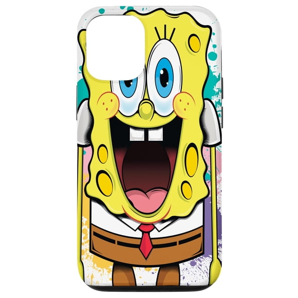 Funda de teléfono Spongebob Squarepants Paint Splatter para iPhone 12