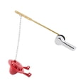 thumbnail image 4 of twisto Toilet Flush Lever Fits Most Front Loading Toilet with Brass Handle Four Adjustable Holes Stainless Steel Chain And Complete Upgrade Kit Suitable for silver, 4 of 8