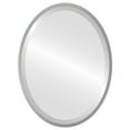 thumbnail image 1 of London Framed Oval Mirror - Silver Spray - 25" x 37", 1 of 7
