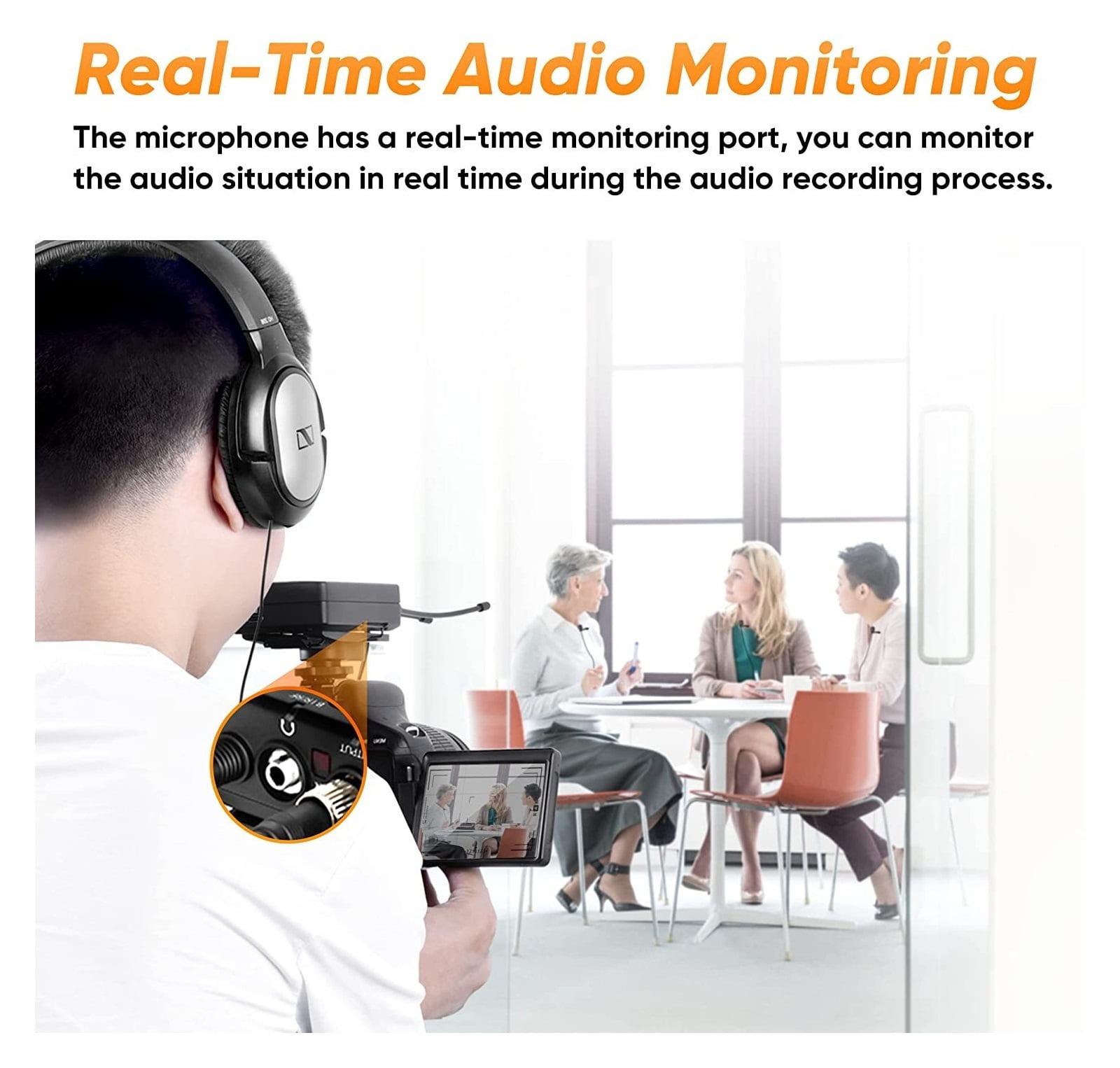 Wireless Lavalier Microphone CVM-WM200A 96-Channel Professional UHF Dual Wireless Lapel Microphone