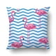 thumbnail image 1 of Fundas de cojines ABPHQTO Patrón Floral Tropical Con Flamencos Rosados 40x40 cm, 1 of 1