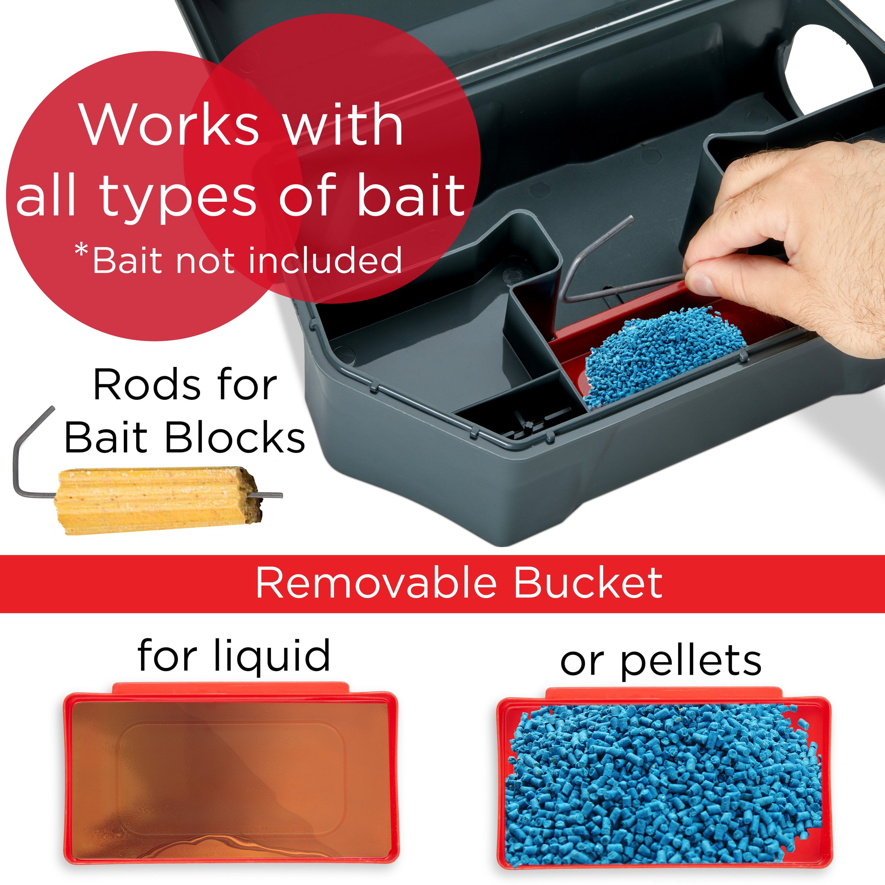 Rat Mouse Rodent Bait Stations  NEW SALE 1 Pack Details about   FPS Rodent Bait Station