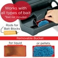 thumbnail image 2 of Redtop Rat Bait Station Outdoor Rodent Trap 2 Pack with Key, 2 of 3