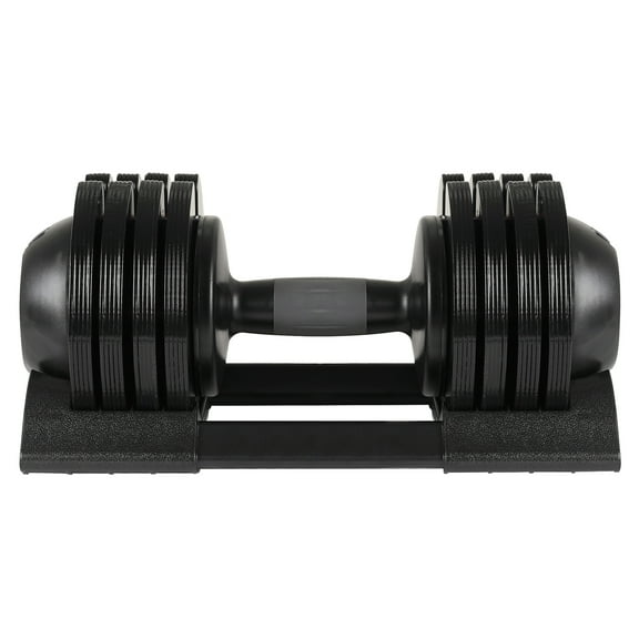 52LBS Adjustable Dumbbell for Home Gym,Black