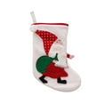 thumbnail image 2 of Christmas Stocking with Lanyard Decorations Indoor, Gift Present Stocking Xmas Pendent Festival Accessories Fireplace Room Home Holiday Decoration, 11" x 7.5", 2 of 3