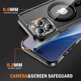 thumbnail image 7 of Dteck for iPhone 16 Pro Case, Compatible with MagSafe, Anti-Yellowing Military-Grade Protection Shockproof Slim Magnetic Phone Sleeve for iPhone 16 Pro,Clear, 7 of 7
