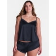 thumbnail image 2 of Joyspun Women's Shine and Lace Cami Set, Sizes XS-XXXL, 2 of 6