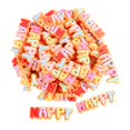 thumbnail image 1 of 50 Uds Abalorios de Resina con Letras Felices Sunnimix Crema Encantos de Letras de Resina, 1 of 7