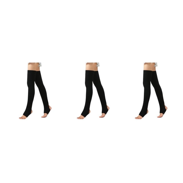Qarigey Calentadores de piernas para mujeres y niñas, calcetines largos sin pies, medias de Ballet de baile de invierno y otoño Type1 NO1