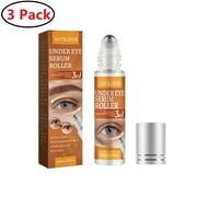 Yoomi 3 Pack Caffeine Bright-Eye Serum with Niacinamide, Cooling Korean Eye Serum, Hydrating Eye Cream