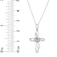 thumbnail image 7 of Diamaison 1/10 Cttw Natural White Diamond Cross Pendant for Adult in 10Kw Gold, 7 of 7
