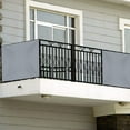thumbnail image 6 of COVERS&ALLPrivacy Screen Fence Heavy Duty with Grommets Waterproof 18 Oz - Custom Screen Fence UV & Weather Resistant for Outdoor Porch, Balcony, Garden, Backyard, Swimming Pool (4' x 10', Grey), 6 of 7