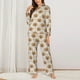 thumbnail image 2 of Fotbe Labrador Retriever Dog Conjunto de Pijama de Manga Larga para Mujer con Estampado, Ropa de Dormir de 2 Piezas, Conjunto de Casa Suave y Cómodo con Bolsillos-Medium, 2 of 7