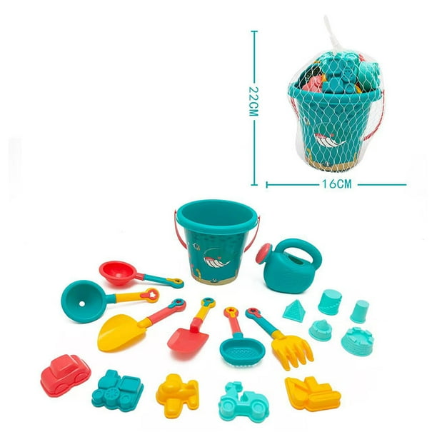 Juego de arena para la playa juego de juguetes cubos de playa antiaranazos palas herramientas para ninos y ninas Hugtrwg Para estrenar Walmart en linea
