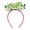 E, variant on Summer Hawaiian Luau Headbands Palm Tree Flamingo Felt Beach Party Hair Accessory for Tropical Theme Party Supplies
