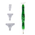 thumbnail image 4 of Pluma de pintura con diamantes de imitación, 5D, punta de bordado de cristal, herramienta de pintura a lápiz, verde Inevent HA001825-05, 4 of 6