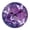 Purple, variant on Purple Wall Clock for Girls Bedroom 12 Inch Butterfly Wall Clocks Battery Operated Silent Round Glass Wall Clock