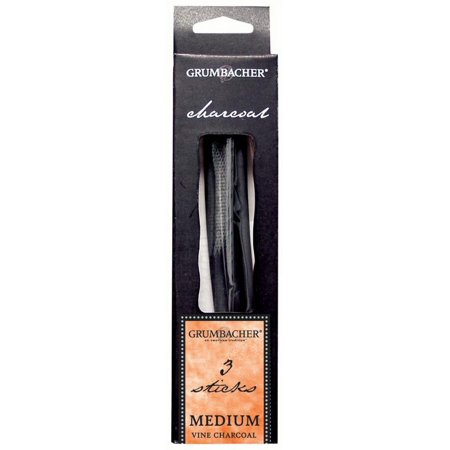 UPC: 0014173369895 | Grumbacher Vine Charcoal Medium  3/Pkg.