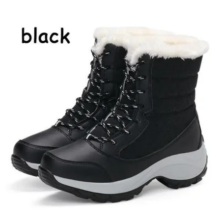 

Women‘s Winter Thermal Insulated Snow Shoes Warm Plush Lined Mid Calf Snow Boots Women‘s Footwear