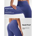 thumbnail image 6 of BALEAF Capri Leggings for Women with Pockets Knee Length Workout Yoga Capris Pants Tummy Control Casual Exercise Blue XL, 6 of 8
