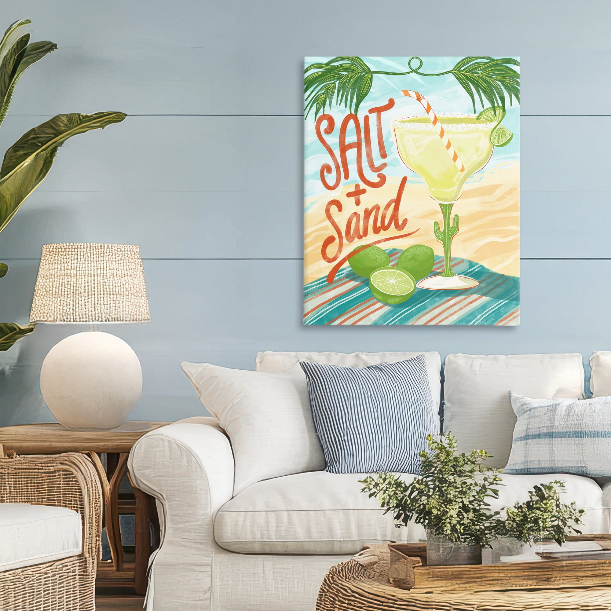 Stupell Industries Salt & Sand Margarita Canvas Wall Art, design by Connie Summers
