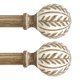 thumbnail image 1 of Barras para cortinas QDWIS ajustables de 28-48" de madera resistente, 1 of 9