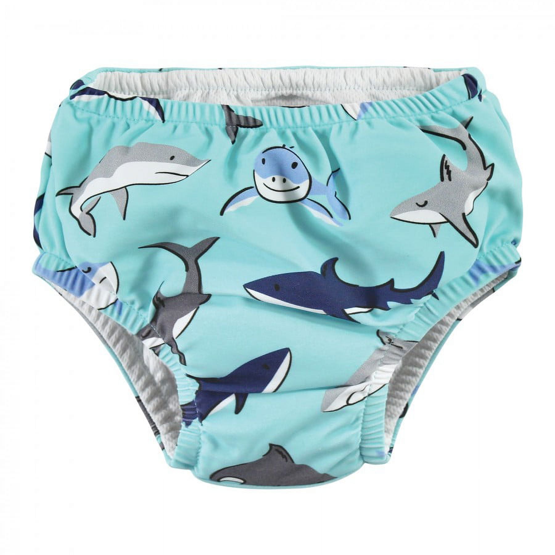 Hudson Baby Infant Boy Swim Diapers, Shark, 3 Toddler