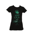 thumbnail image 1 of Womens Keep Calm and Legalize It Short-Sleeve T-Shirt - Small, 1 of 1