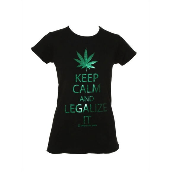 Les Femmes Gardent Leur Calme et Légalisent le T-Shirt à Manches Courtes - X-Large
