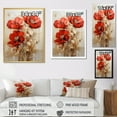 thumbnail image 4 of Designart "Solitude In Scarlet Poppies" Poppies Wall Art Prints, 4 of 7