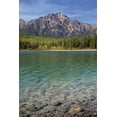 thumbnail image 2 of Paulson, Don 23x32 White Modern Wood Framed Museum Art Print Titled - Canada, Jasper NP Patricia Lake and Pyramid Mt, 2 of 4