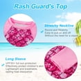 thumbnail image 5 of Lovebay Little Girls Mermaid Swimsuits Two Pieces Swimwears Rash Guard Set Long Sleeve UPF50+ Bathing Suit for Beach 2-8T, 5 of 5