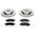 thumbnail image 3 of PowerStop Front Z23 Evolution Sport Carbon-Fiber Ceramic Brake Pad and Drilled & Slotted Rotor Kit Fits: BUICK CHEVROLET GMC ISUZU Select Models K2084, 3 of 10