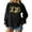 Black, variant on Women's Fashion Top New Year 2026 Printed Pullover Sweatshirt Holiday Design for Women Casual Celebration Streetwear Top,Dark Blue,2XL