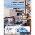 thumbnail image 5 of VEVOR Commercial Ice Cream Machine, 20-28L/H Yield, 2200W 3-Flavor Countertop Soft Serve Ice Cream Maker with 2 x 6L Hoppers & Hopper Agitation, Pre-Cooling Self-Cleaning for Snack Dessert Shops, 5 of 9