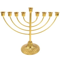ACDANC Hanukkah Menorah Decorations Taper Candles Holders Nine Stand Religious Candlesticks