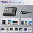 thumbnail image 4 of NATNO 30W USB Type-C Laptop Charger Power Cord for Dell XPS 13 9350 9365 12 9250, Latitude 7350 7275 5175 5179 11 5000, 13-inch 2-in-1 Venue 8 5855 DA30NM150 08XTW5 F17M7 450-AEVT K14M OXD6CK, 4 of 7