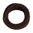 thumbnail image 2 of Almencla Twisted Wire Pendant Light Cord Kits Universal 10M Braided Lamp Wire Decorative Pendant Lamp Cord Antique Lamp Farmhouse Lamp Coffee, 2 of 8