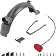 thumbnail image 1 of HUGFEGWE Electric Scooter Fender Kit Scooter Rear Mudguard With Light Kit Upgraded Compatible With Xiaomi M365 Pro Pro 2 1S(Color:Black) CJB91-84558, 1 of 6